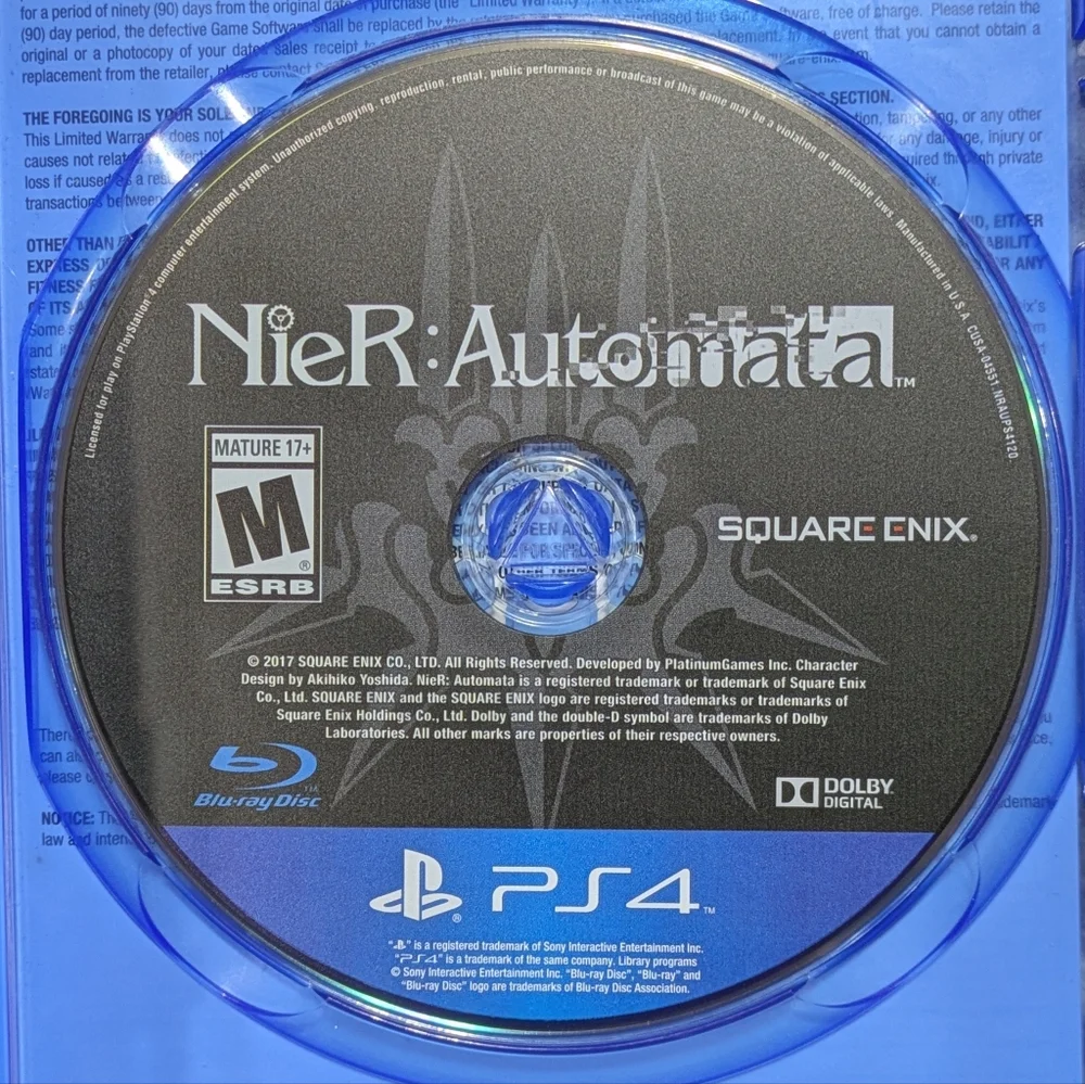 NIER AUTOMATA | Sony PS4 | Game In Box | No Manual | VG+ - Picture 2 of 3